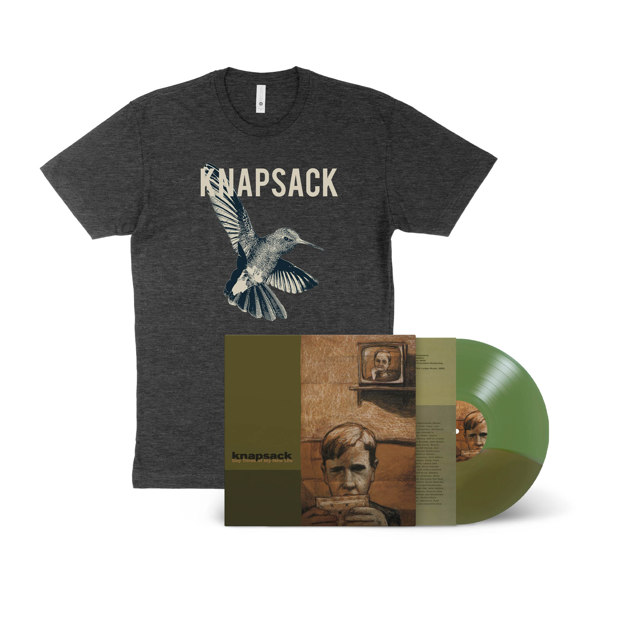 Knapsack - Day Three of My New Life T-Shirt Bundle