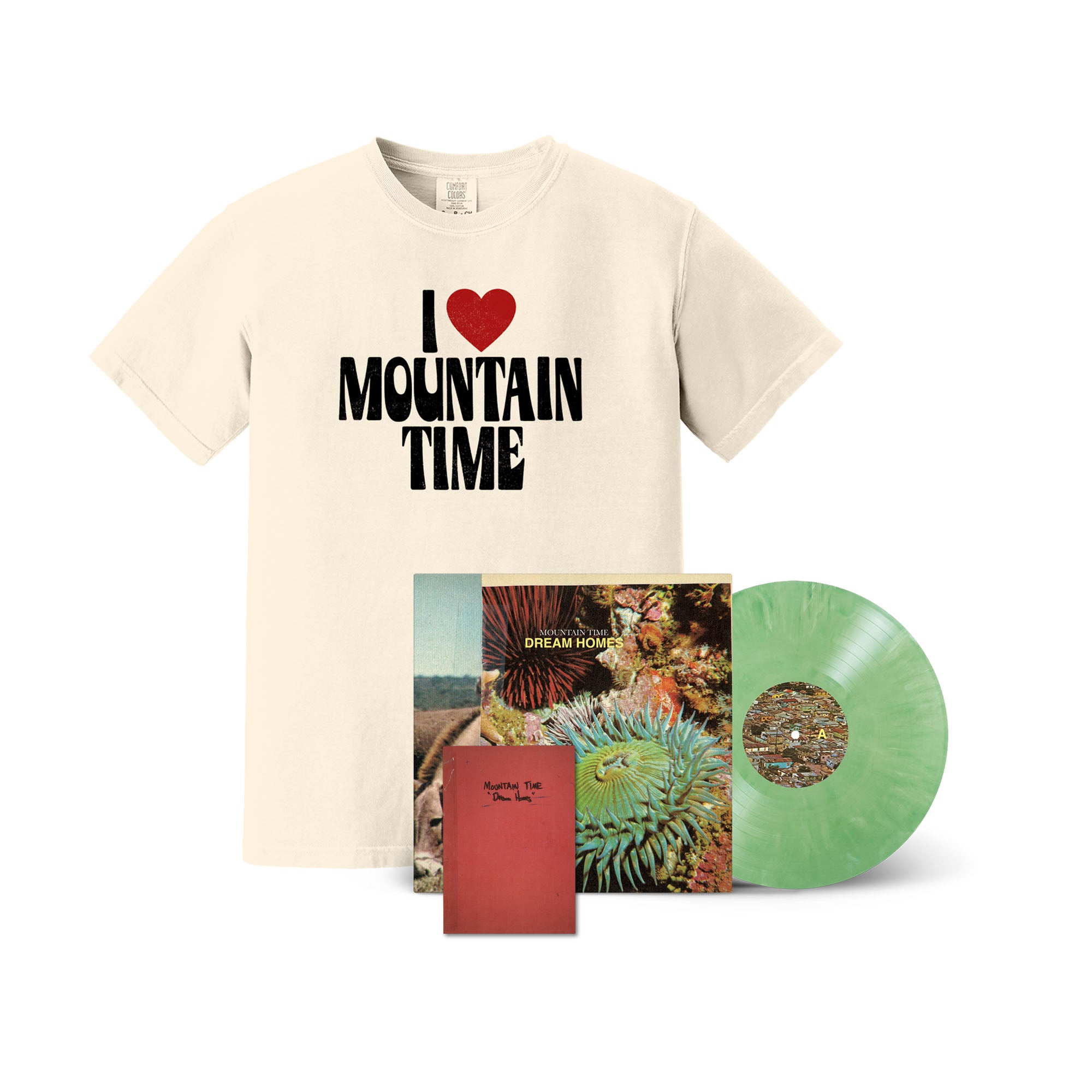 Mountain Time - "Dream Homes" LP + T-Shirt Bundle