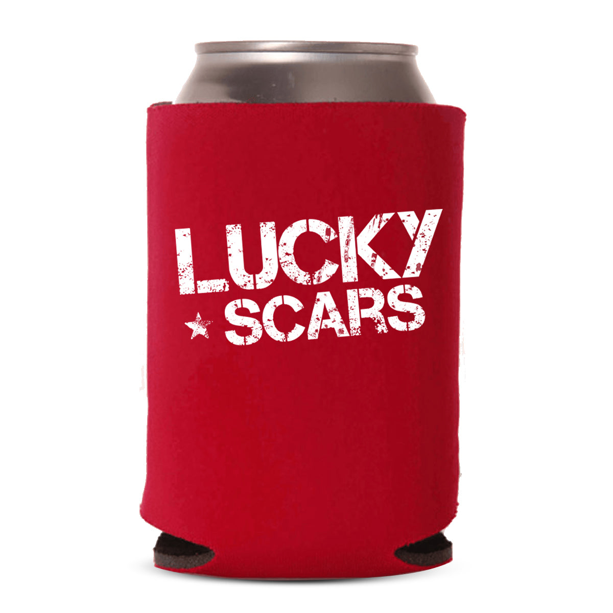 Lucky Scars Beer Koozie