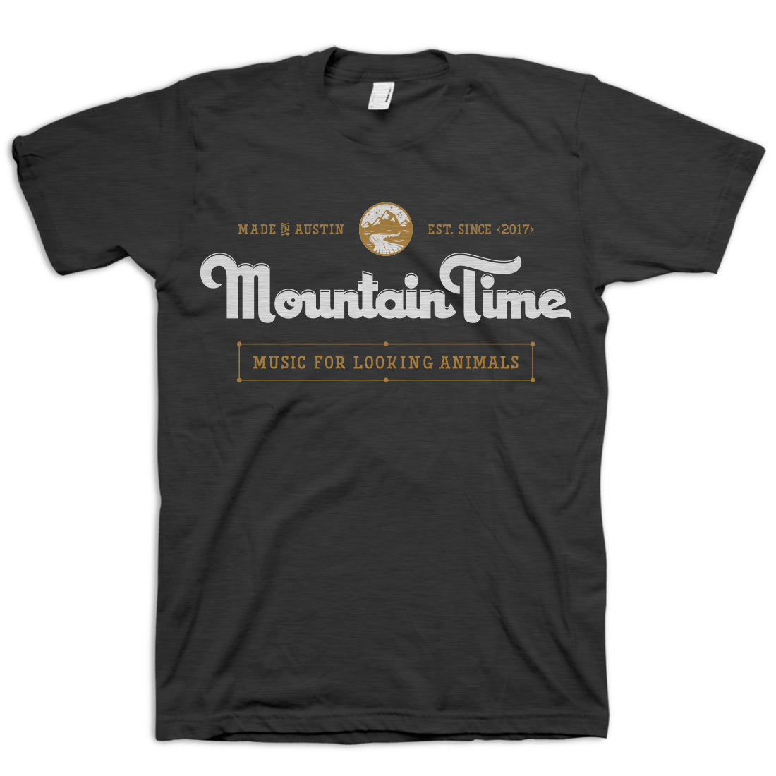 Mountain Time - Music For Looking Animals T-Shirt